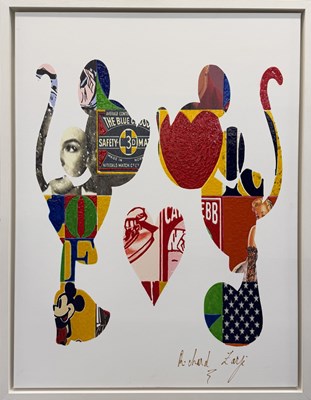 Lot 170 - RICHARD ZARZI; oil and acrylic on canvas,...