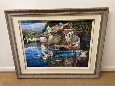 Lot 293 - MARKO MAVROVICH; a very large oil on canvas,...