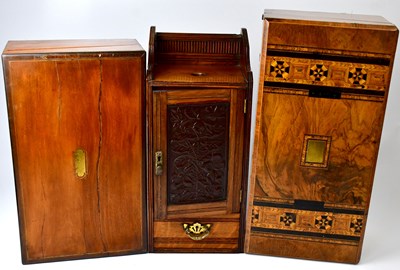 Lot 287 - An early 20th century smoker's cabinet with...