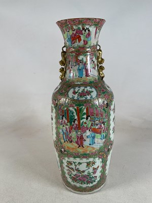 Lot 126 - A Chinese Famille Rose baluster vase, with...