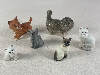 Lot 288 - BESWICK; six ceramic models of various breeds...