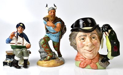 Lot 119 - ROYAL DOULTON; two figures HN2375 'Viking',...