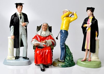 Lot 120 - ROYAL DOULTON; four figures, comprising HN2443...