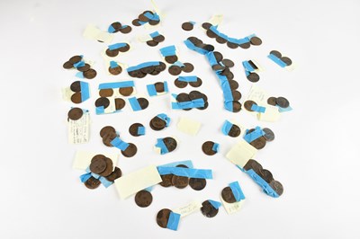 Lot 707 - A collection of Victorian and later pennies.