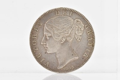 Lot 614 - A Victorian crown, 1845, young head.