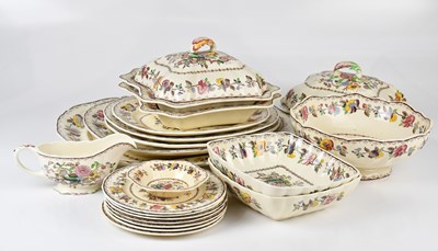 Lot 1529 - MASON'S; an extensive dinner service in the...