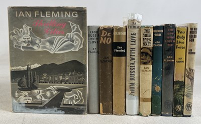 Lot 415 - IAN FLEMING; a collection of ten books by the...