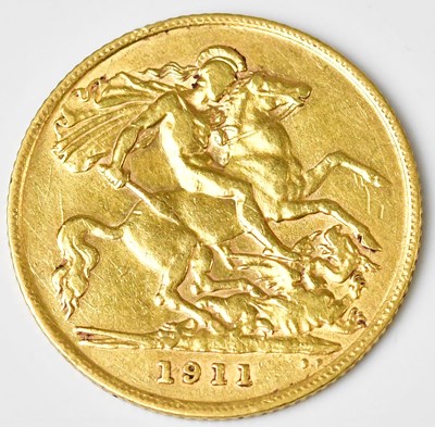 Lot 630 - A George V half sovereign, 1911, London Mint.