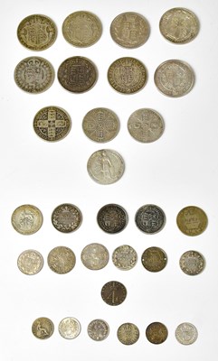 Lot 647 - A quantity of pre-1921 silver coins, approx....