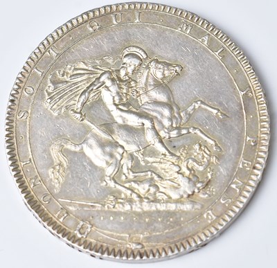 Lot 610 - A George III silver crown, 1819, approx. 28.4g....