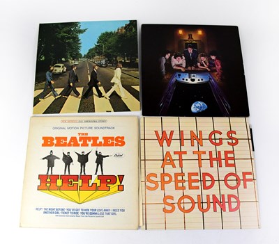 Lot 431 - THE BEATLES; 'Abbey Road', 'Help' UK pressing...