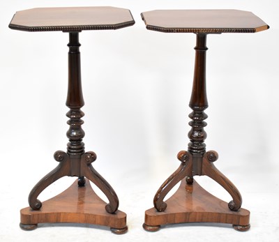 Lot 53 - A pair of Georgian rosewood rectangular side...
