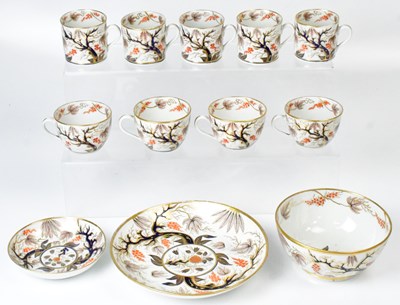 Lot 180 - An 18th century New Hall porcelain part tea...
