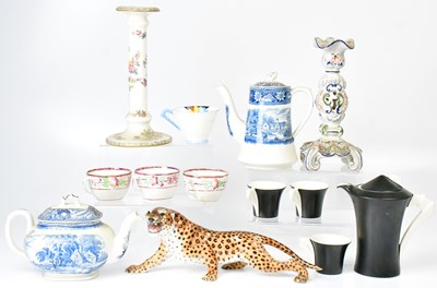 Lot 175 - A mixed lot of ceramics to include an Art Deco...
