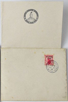 Lot 543 - BRITISH ANTARCTIC EXPEDITION; a blank notelet...