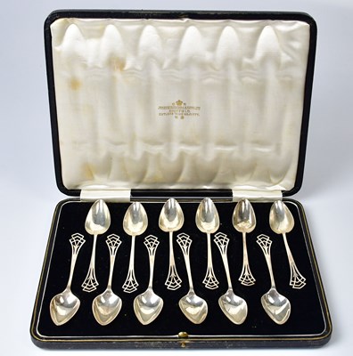 Lot 543 - JOSEPH RODGERS & SONS; a cased set of twelve...