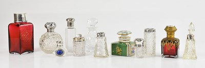 Lot 125 - HENRY BOURNE; a hallmarked silver topped...