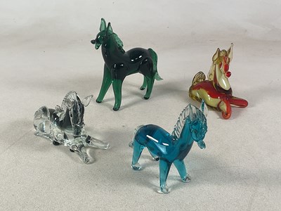 Lot 177 - MURANO; Three Venetian art glass hand blown...