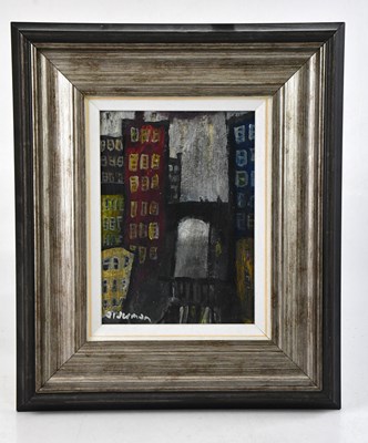 Lot 172 - DAVID ALDERMAN; oil on board, 'Canal Bridge',...