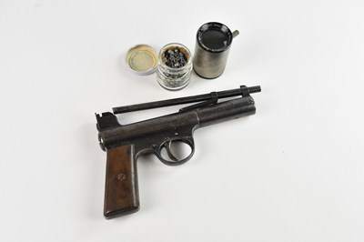 Lot 1308 - WEBLEY & SCOTT, BIRMINGHAM; air pistol mark I,...