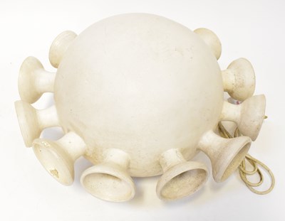 Lot 95 - A mid-20th century white glazed ceramic Virus...
