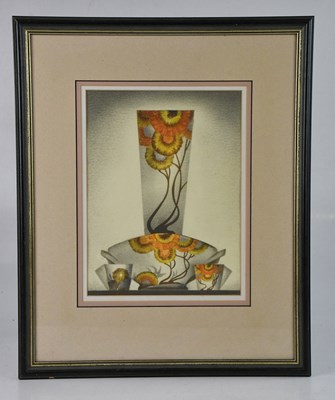 Lot 89 - TREVOR GRIMSHAW (1947-2001); watercolour,...