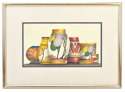 Lot 56 - TREVOR GRIMSHAW (1947-2001); watercolour,...