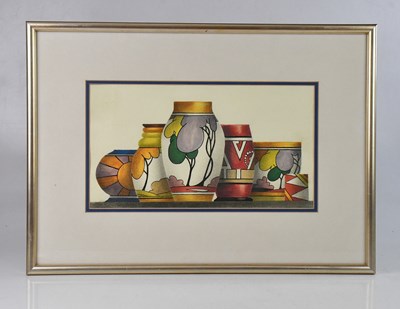 Lot TREVOR GRIMSHAW (1947-2001); watercolour,...