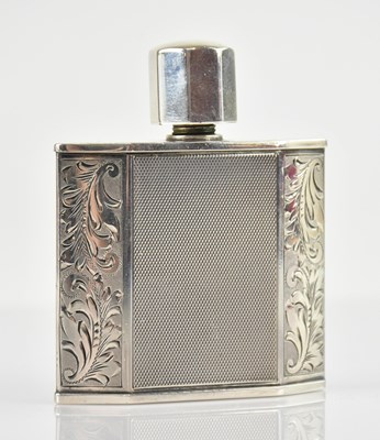 Lot 203 - ADOLPH KINZINGER; a German silver perfume...