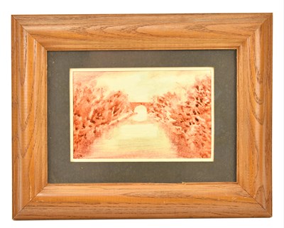 Lot 79 - TREVOR GRIMSHAW (1947-2001); watercolour,...