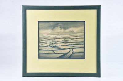 Lot 93 - TREVOR GRIMSHAW (1947-2001); watercolour,...