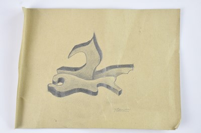 Lot 94 - TREVOR GRIMSHAW (1947-2001); pencil drawing,...
