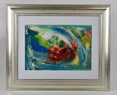 Lot 114 - DAVID WILDE (1913-1978); acrylic, 'Off the Cob,...