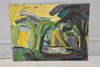 Lot 113 - MARY GASKELL (MAJOR); oil on board, figures in...