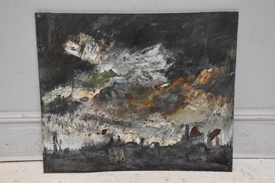 Lot 133 - MARY GASKELL (MAJOR); oil on board, abstract...