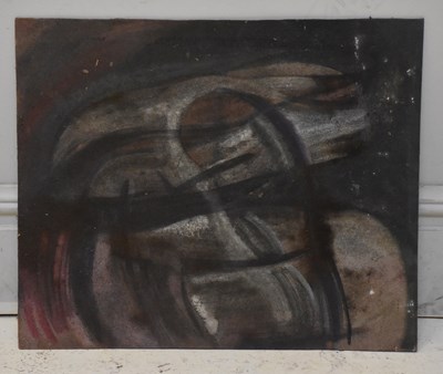 Lot 110 - MARY GASKELL (MAJOR); oil on board, abstract,...
