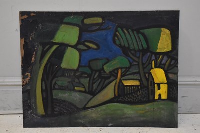 Lot 112 - MARY GASKELL (MAJOR); oil on board, yellow...