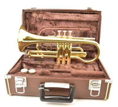 Lot 461 - YAMAHA; a model YCR-2230 cornet with brass...