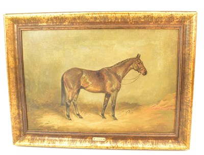 Lot 384 - An early 20th century oil on canvas depicting...