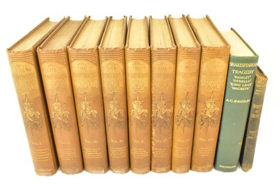 Lot 458 - SHAKESPEARE; eight volumes of 'The Works of...