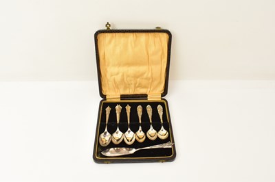 Lot 1288 - LEVI & SALAMAN; a set of six hallmarked silver...