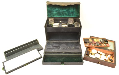 Lot 289 - A late 19th/early 20th century travelling...