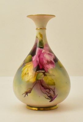 Lot 154 - ROYAL WORCESTER; a James Hadley tall...
