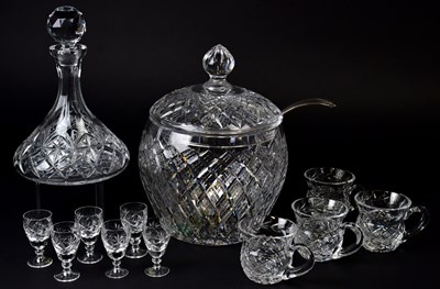 Lot 249 - Various crystal and cut glass including a...