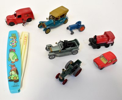 Lot 253 - A small quantity of toy cars comprising a...