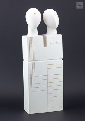 Lot 642 - SUE HANNA (born 1963); 'Couple', a tall...