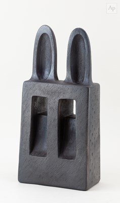 Lot 638 - SUE HANNA (born 1963); a burnished raku Dogon...