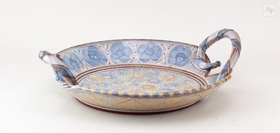 Lot 445 - MORGEN HALL (1960-2016); a large tin-glazed...