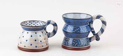 Lot 449 - MORGEN HALL (1960-2016); a tin-glazed...