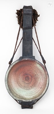 Lot 103 - CHRISTINE FABRE (born 1951); a raku bowl with...
